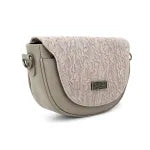 SixTease Shoulder Bag-Taupe Puzzle