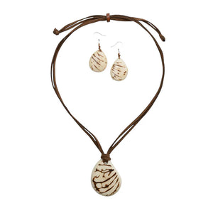 Tagua-Andrea Necklace Set