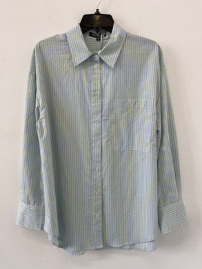 Sutton Light Blue/White Stripe Blouse