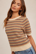 Multi Weave Crew Sweater