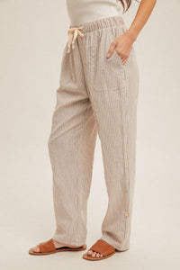 Khaki Stripe Pant