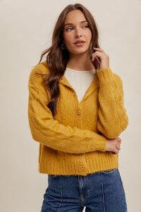 Mustard Hooded Sweater