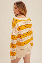 Mustard Daisy Crochet Top