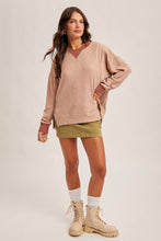 Thermal Crew Pullover-Rust
