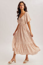 Flutter Mauve Floral Dress