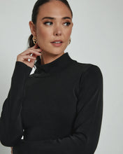 REV™ Turtleneck Dress-Black