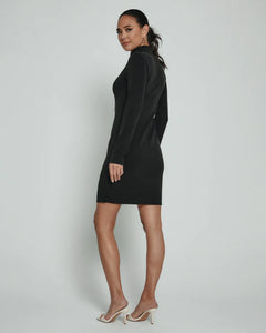 REV™ Turtleneck Dress-Black