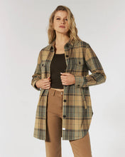 Generation™ Plaid Shacket-Tan