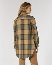 Generation™ Plaid Shacket-Tan