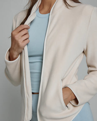 Park Fleece Jacket-Ivory