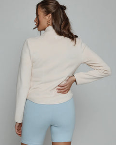 Park Fleece Jacket-Ivory