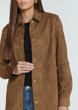 Dion Suede Shirt-Toffee