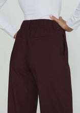 Zuma High-Waisted Trouser Pant-Burgundy