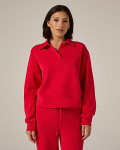 REV™ Polo Pullover-Ruby Red