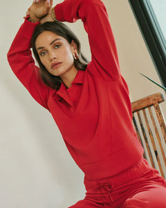 REV™ Polo Pullover-Ruby Red