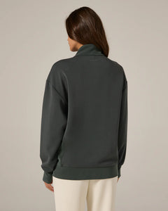 REV™ Boyfriend Quarter-Zip-Basil