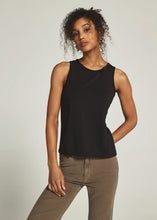 MODAL RELAXED CREWNECK TANK-Black