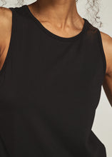 MODAL RELAXED CREWNECK TANK-Black