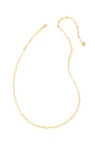 COURTNEY PAPERCLIP NECKLACE GOLD