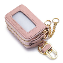 Leather Key Pouch – Double Zipper Bag