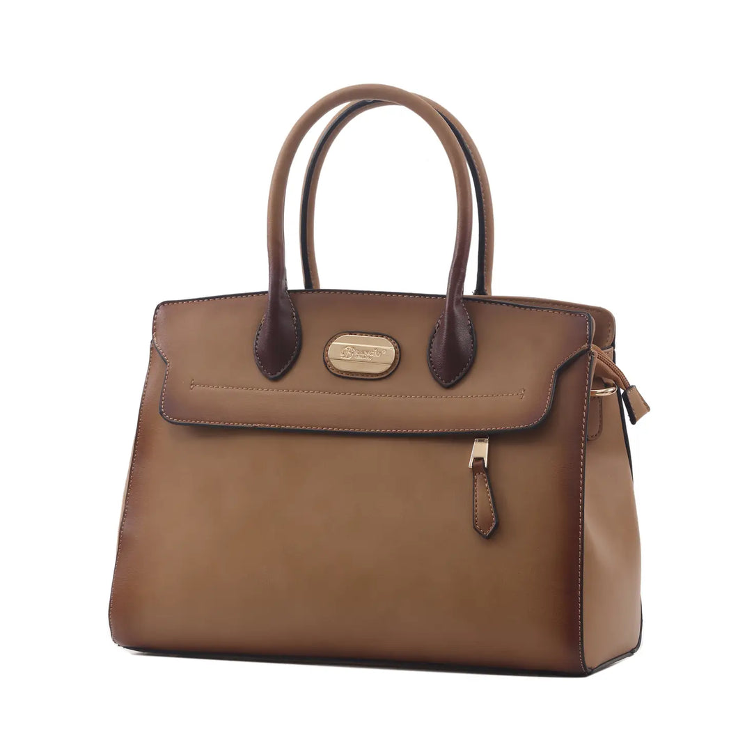 Vintage Elegance Handbag-Tan