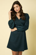 Hunter Green Twist Dress