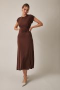 Brown Midi Dress
