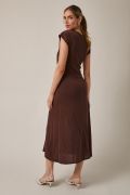 Brown Midi Dress