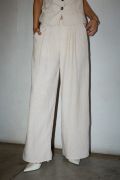 Oatmeal Linen Pants