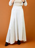 GRENADA SATIN MAXI SKIRT-Beige