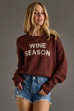 Burgundy Wine Season Sweater