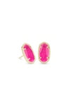 ELLIE STUD EARRINGS GOLD AZALEA ILLUSION