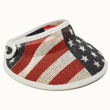 USA Straw Visor, Rollable