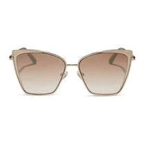 Diff Becky Gold + Flash Brown Gradient Sunglasses