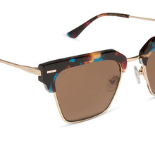 Capri-confetti tortoise brown sunglasses