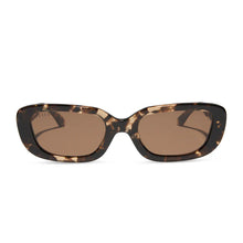Daphne-espresso tortoise metal brown polarized sunglasses