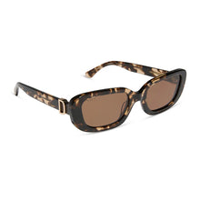 Daphne-espresso tortoise metal brown polarized sunglasses
