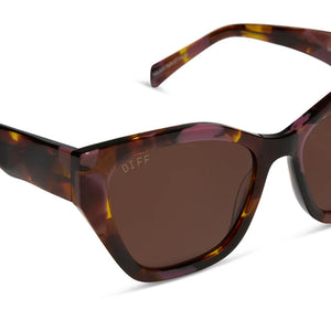 Diff-VIVIENNE ESPRESSO TORT + GREY POLARIZED