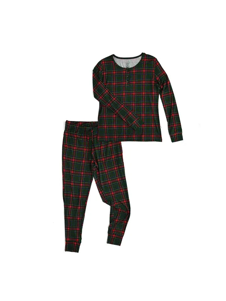 Kane Tartan Mom Two Piece Christmas Bamboo