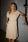Khaki Midi Dress