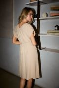 Khaki Midi Dress