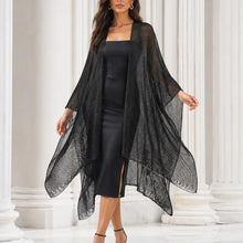 Sheer Mesh Ruana Wrap