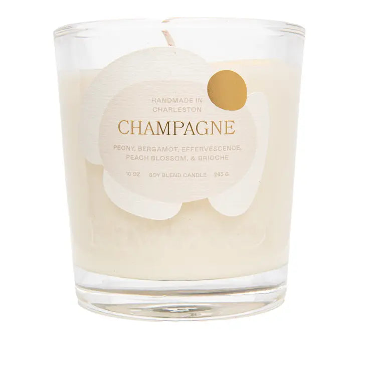 Rewinded Champagne Candle-10oz