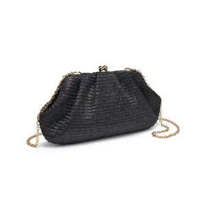 Triana Straw Frame Clutch