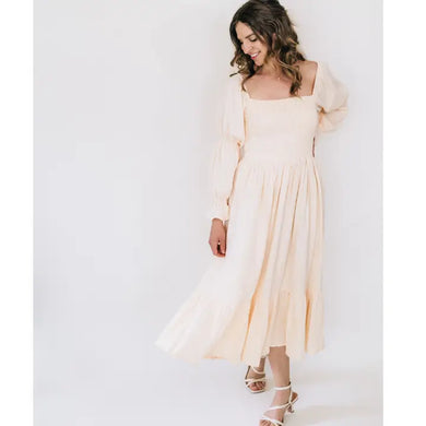 Muslin Puffed Sleeve Mommy & Me Dress