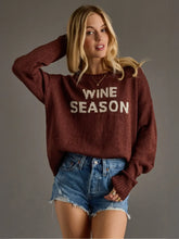 Burgundy Wine Season Sweater