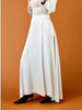 GRENADA SATIN MAXI SKIRT-Beige