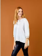 GISELE SATIN TOP-Beige