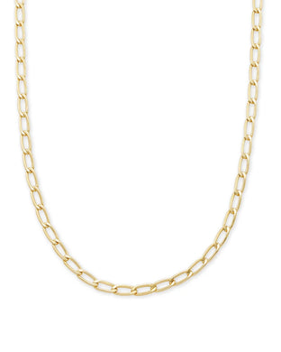 MERRICK CHAIN NECKLACE GOLD METAL