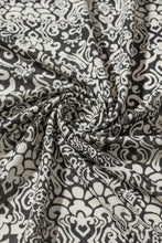 S/S DRESS W/BORDER PRINT-QUARTZ